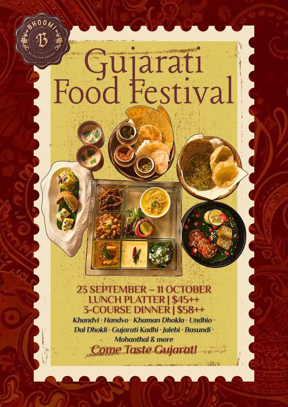 Sunday Brunch Information - Bhoomi By Milind Sovani Website